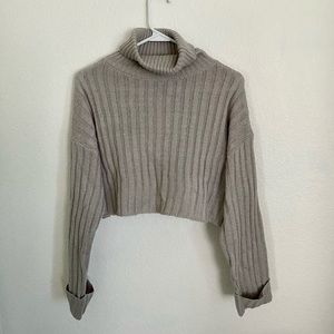 Forever 21 Cropped Turtleneck Sweater
